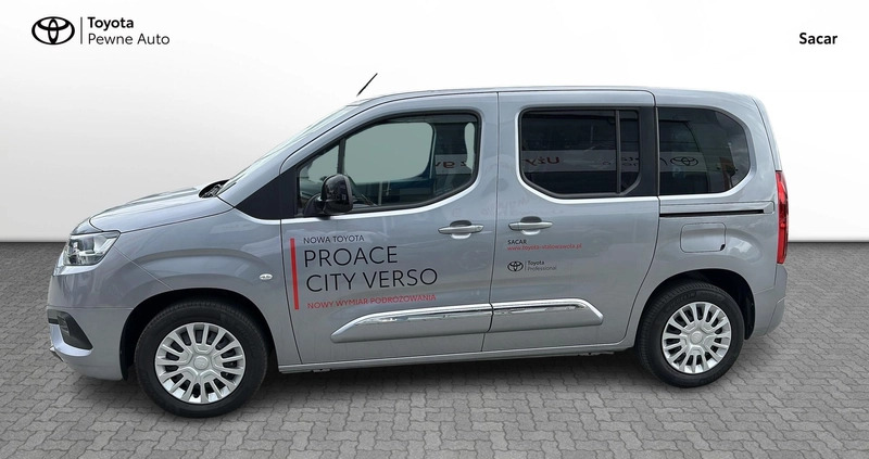 Toyota Proace City Verso cena 106000 przebieg: 13400, rok produkcji 2022 z Nowogród małe 137